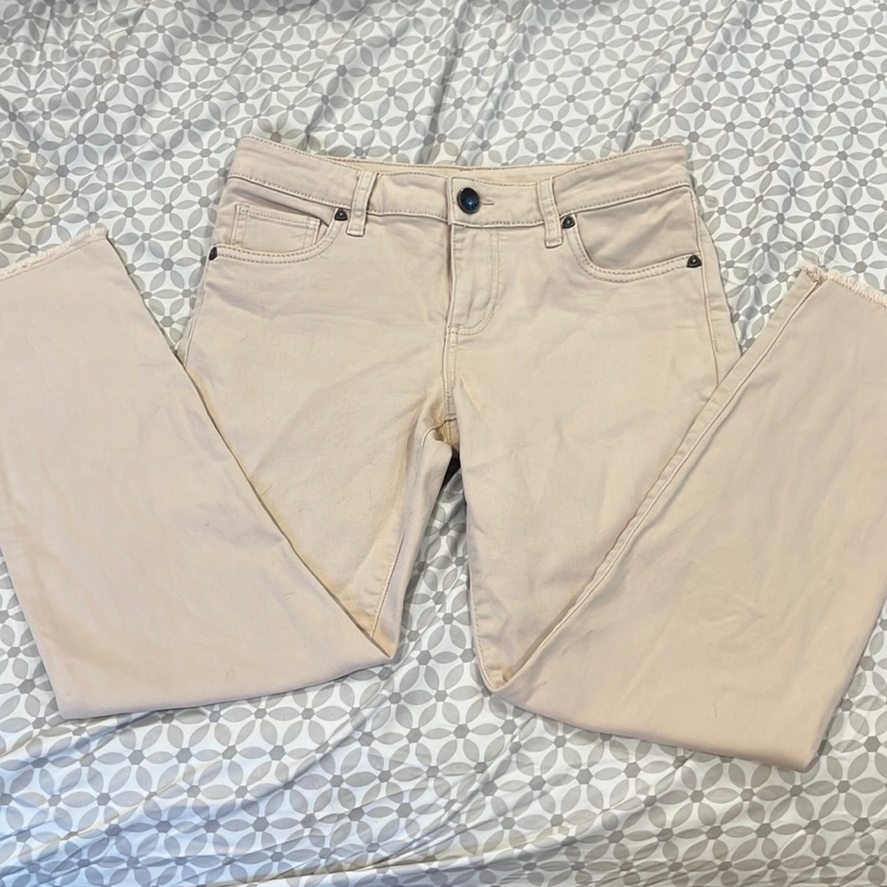 KUT Crop Straight Leg Jeans